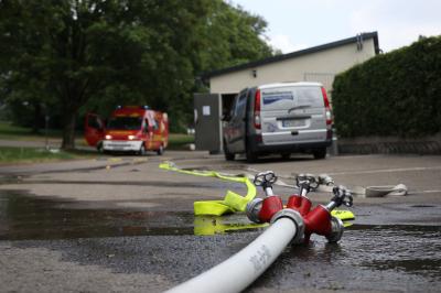 Burgstetten - Erbstetten: Gasalarm - Freibad geraeumt
